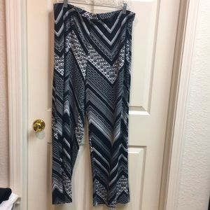 Wide Legged Silky Pants